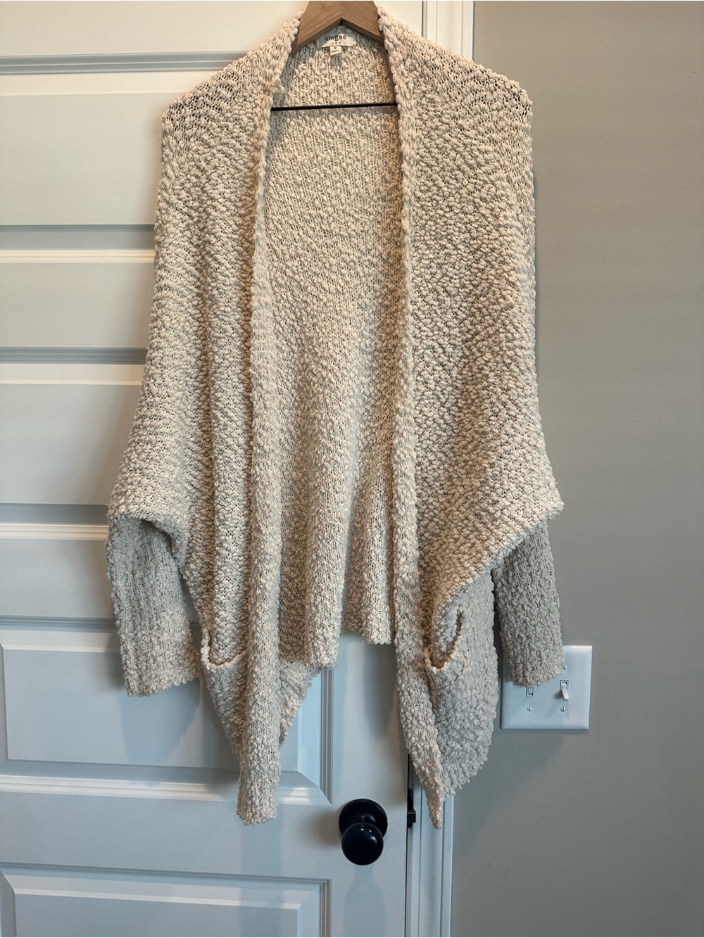 Umgee Cream Bouclé Open-Front Cardigan - Picture 7 of 10